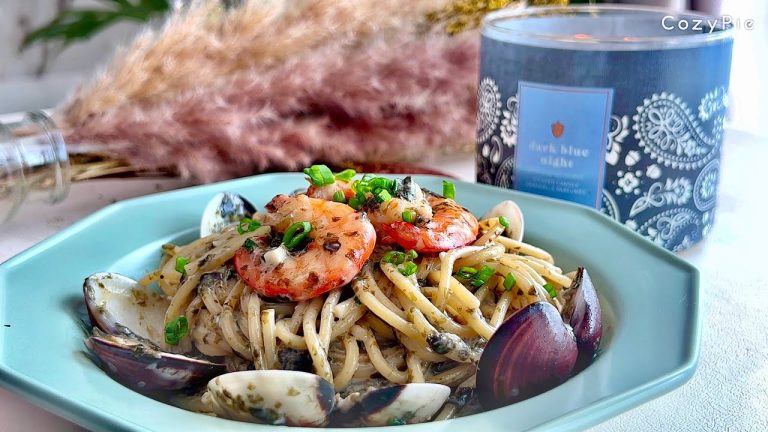 Ultimate Umami Seafood Nori (Seaweed) Cream Sauce Spaghetti Recipe ❤️ So tasty I lick my plate clean