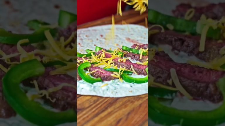 Steak Jalapeño Popper Quesadilla! #shorts #steak #jalapenopoppers #quesadilla #recipe