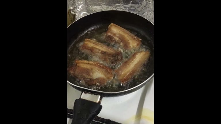 Fried pork belly#short#video
