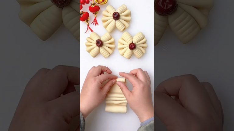 Satisfying & Creative Dough Pastry Recipes (P121) – Bread Rolls, Bun Shapes, Pasta #shorts