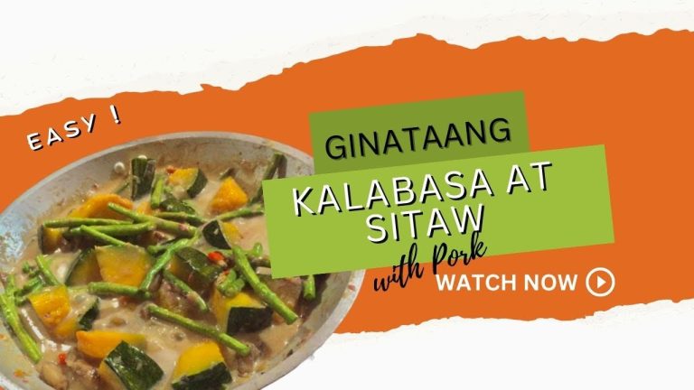 How to Cook Ginataang Kalabasa at Sitaw with Pork | Bicolano Dish Easy Recipe