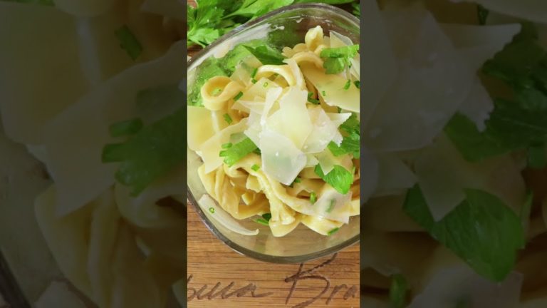 Fresh Pasta Recipe with a Universal Attachment to Stand Mixer | Homemade Pasta Recipe #Shorts