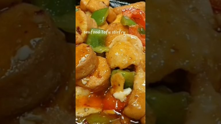 Seafood Tofu stir-fry @thulir | #shorts | shrimp stir-fry recipe