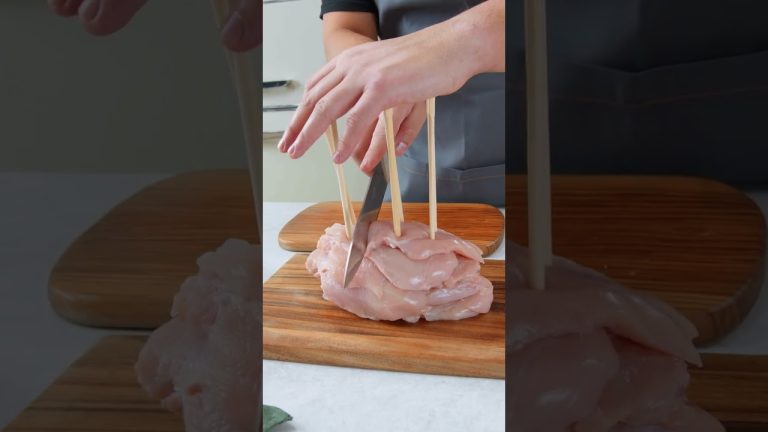 Don't be too chicken to try this hack! 🍗🍢🌮 #shorts #scrumdiddlyumptious #food #recipe #hack #chicken