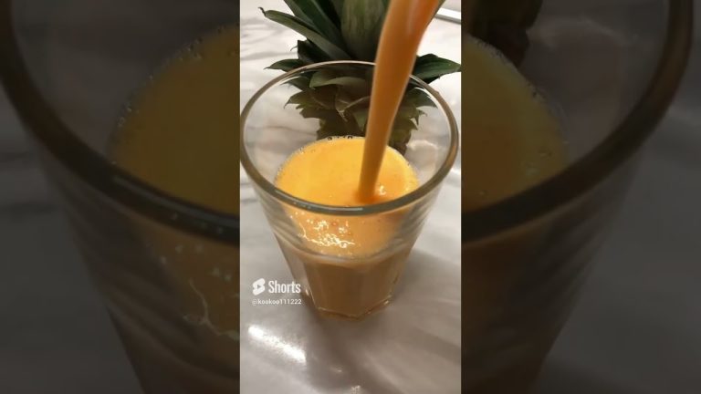 Pineapple Madness – Pineapple & Orange & Carrot Smoothie