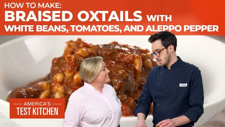 How to Make Braised Oxtails with White Beans and Tomatoes