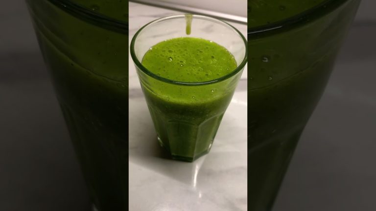 Ginger Smoothie – Kiwi Banana Spinach Ginger