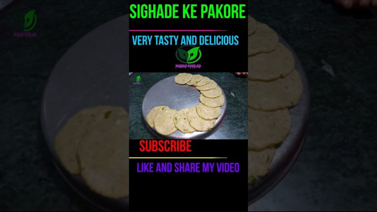 Sigade ke pakore | #banaokhelao | #shorts | #cooking | #viralvideo | #viralvideoshorts