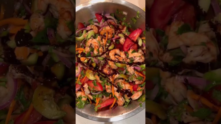 Shrimp ceviche | ceviche de camaron | botana de camaron. Stay tune for full recipe! #shorts