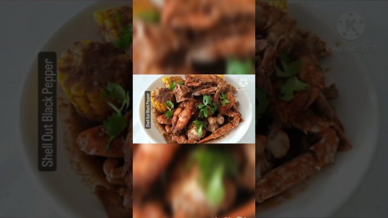 (1) Shell Out Black Pepper | Asian Food | Seafood Recipes| Family Gathering Party Food 😘🤤