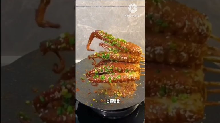 Korean Spicy Octopus Stir Fry||Perfectly Cooked Boiled Octopus Recipe🐙#food #seafood #shortvideo