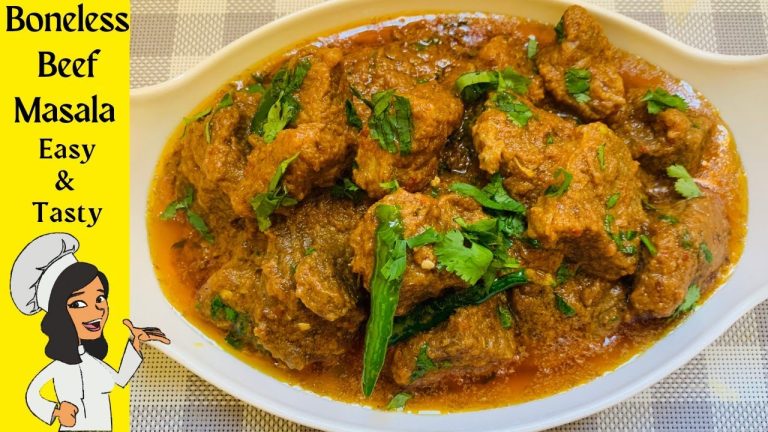 how to make boneless beef masala recipe | boneless beef masala curry recipe Pakistani style