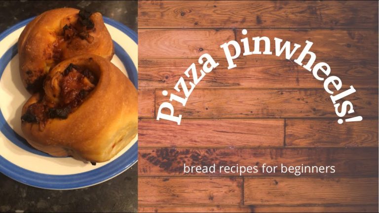 Pizza pinwheels! Quick and easy bread recipes.