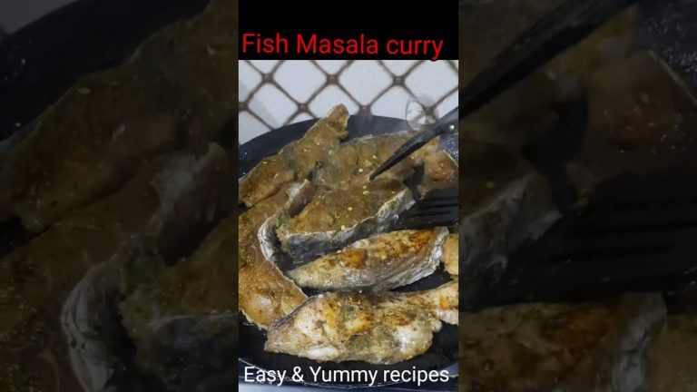 Fish Masala Curry Recipe #youtubeshorts #ytshorts #shorts #viral #fish