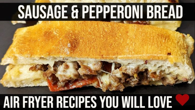 Sausage Pepperoni Bread-Best Airfryer Recipes