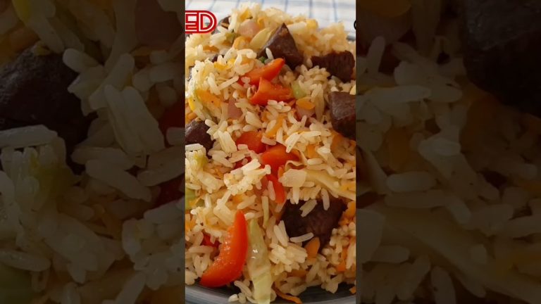 Beef Fried Rice/Fried Rice#shorts