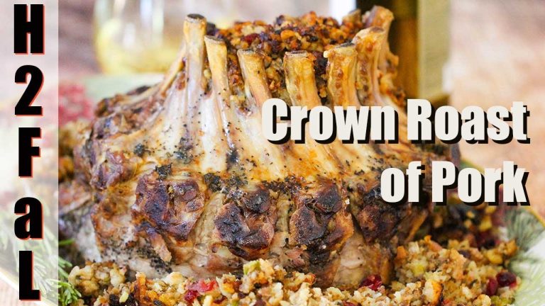 Holiday Dishes | CROWN ROAST OF PORK WITH STUFFING | How To Feed a Loon