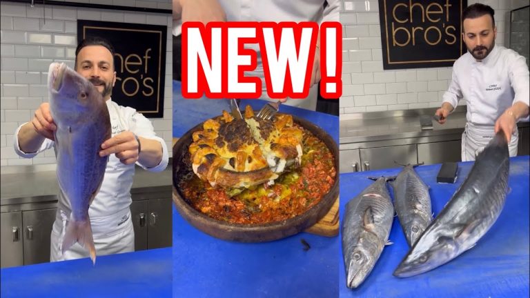 New  recipes seafood by chef MEHMET GEZEN