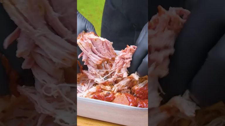 Pull that pork! 🥓🍖🍍 #shorts #scrumdiddlyumptious #food #recipe