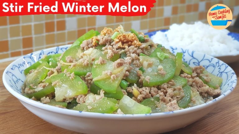 Winter Melon with Minced Pork Recipe