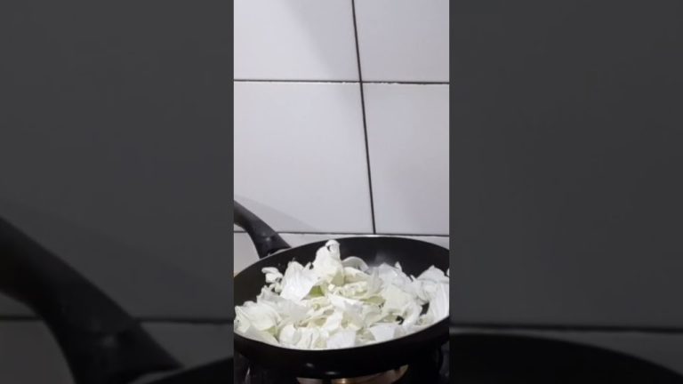 The best recipe cabbage & scallop sauteed #shorts