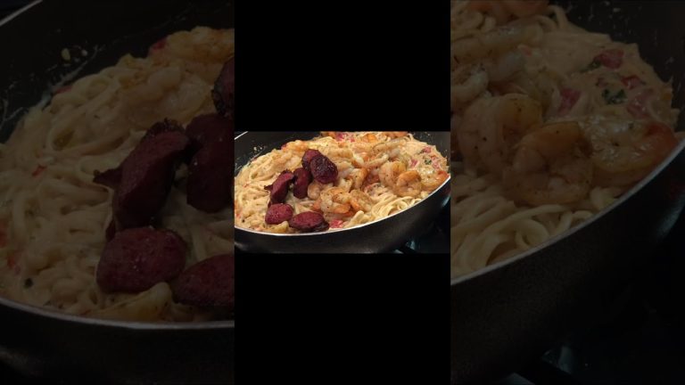 Get Ready for the Super Bowl with this Delicious Shrimp & Sausage Mardi Gras Pasta Dish