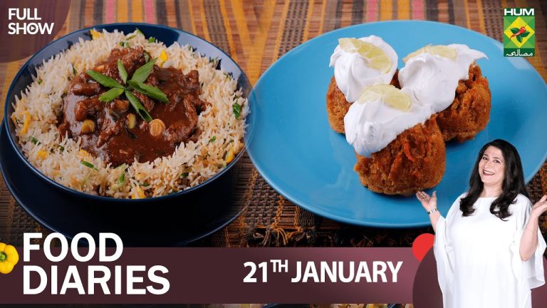 Food Diaries – 21 Jan 2023 – Recipes: Steamed Carrot Cake & Mongolian Beef – Chef Zarnak Sidhwa
