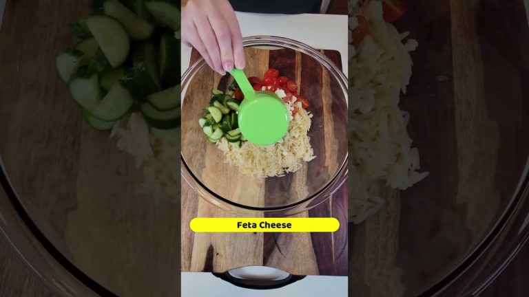 Shrimp Orzo Pasta Salad – A light, delicious and quick meal