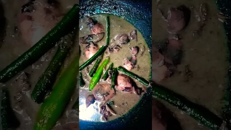 Ginataang Pusit #shorts #food #short #mukbang #recipe #seafood