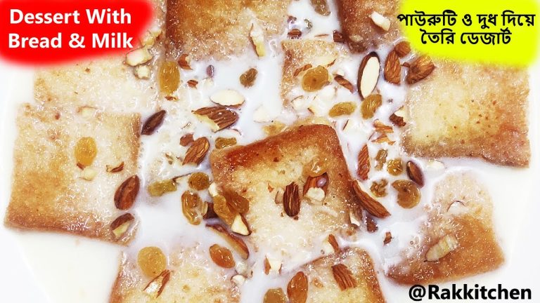 Quick & Easy Dessert Recipe With Bread & Milk || Indian Dessert Recipes ||@Rakkitchen