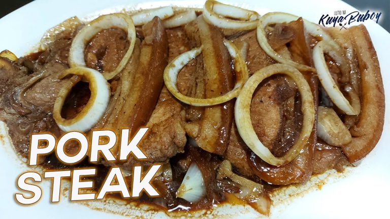 Paano Magluto ng Pork Steak | Filipino Pork Steak Recipe