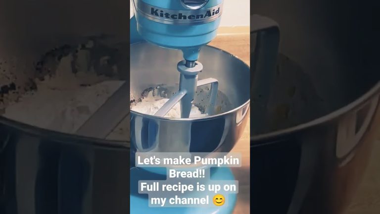 Pumpkin bread recipe is up on my channel!!