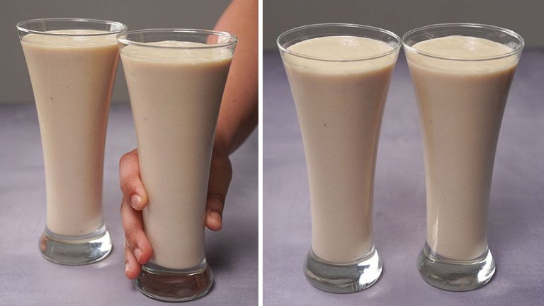 Sugar Free Poha Drinks | Iftar Special Flatten Rice Banana Smoothie Recipe | Yummy