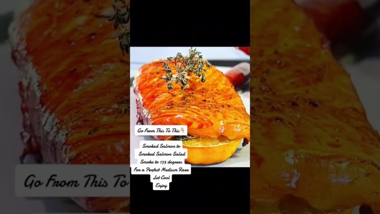 Smoked Salmon and Smoked Salmon Salad! #culinary #recipes #salmon #seafood #healthyrecipes #smoking