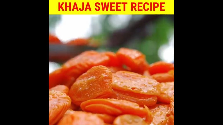 KHAJA | Delicious Khaja Sweet Recipe Cooking In Village | Indian Dessert Recipe #shorts