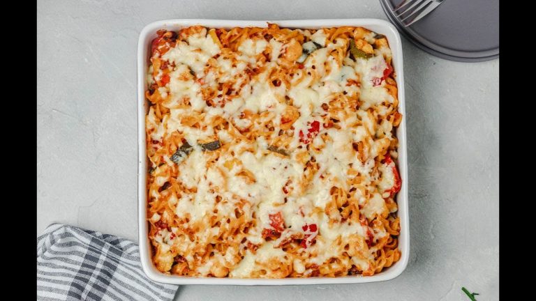 Vegetable Pasta Bake (Vegetarian Pasta Recipe)
