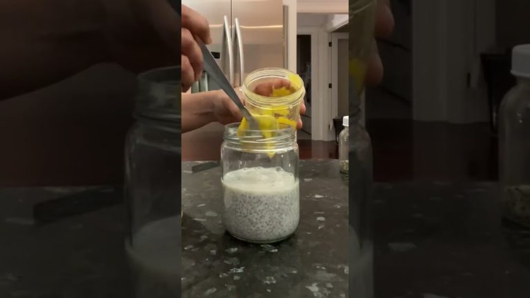 I got my sweet fix from this  tropical sugar-free dessert #shorts #recipe