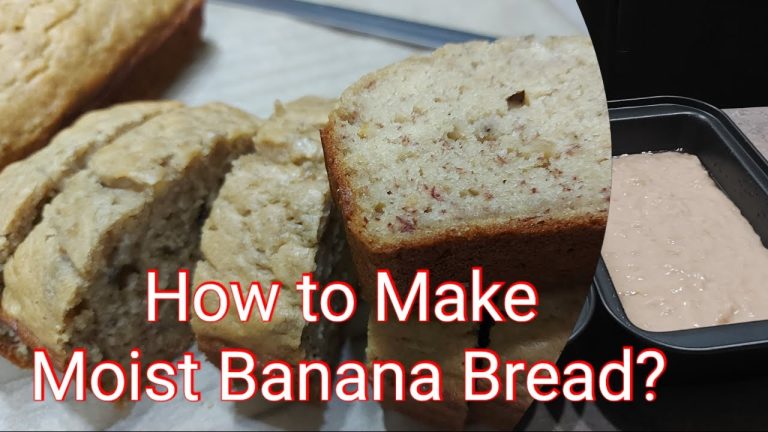 How to Make Moist Banana Bread?                   #recipes #food #baking #cooking