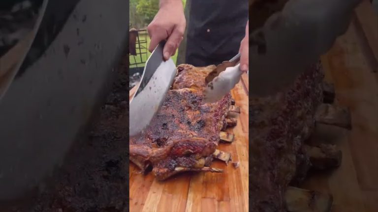 So Yummy Grilled Pork Ribs #shorts