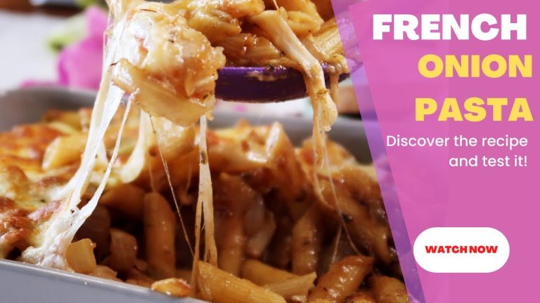 French Onion Pasta recipe 🇫🇷 🧅🍝#new  #cooking #recipe