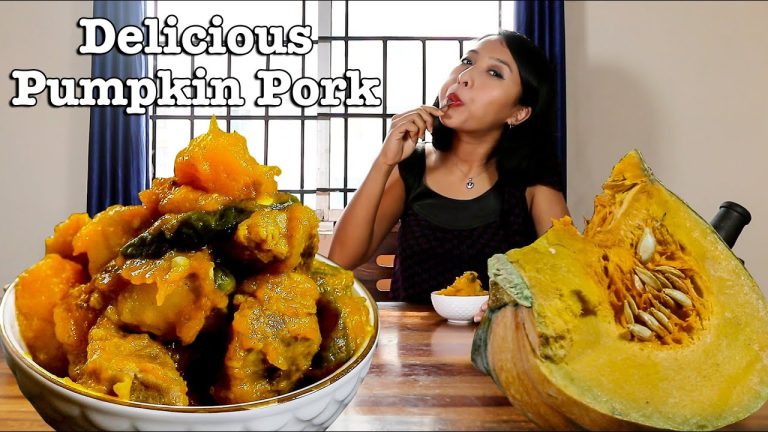 How to Cook Pork and Pumpkin | Wak Gominda | Garo Pork Recipe