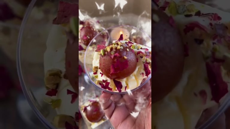 Gulab Jamun Cheesecake Bowl Recipe: Delicious Fusion Dessert