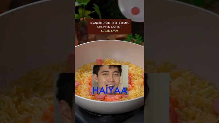 EASY & QUICK EGG FRIED RICE RECIPE #recipe #friedrice #chinesefood #cooking #shorts #foodlover