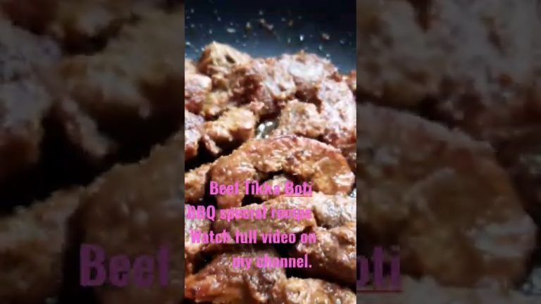 Beef Tikka boti special recipe