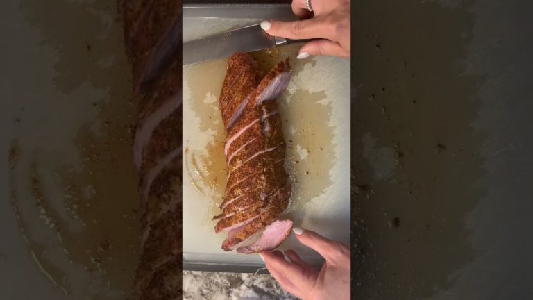 How to make juicy pork tenderloin #shorts