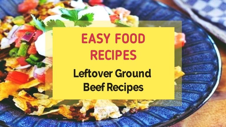 Leftover Ground Beef Recipes