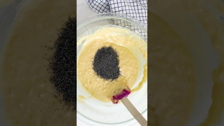 Lemon Poppy Seed Bread #recipe #shorts