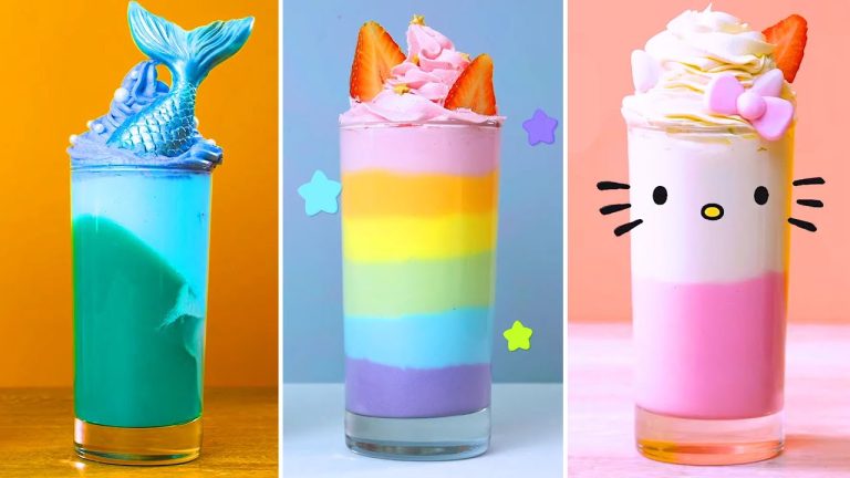 TOP YUMMY Smoothie Recipes For Breakfast 😍🍓🥭 So Tasty Smoothies | Healthy Breakfast Ideas #smoothie