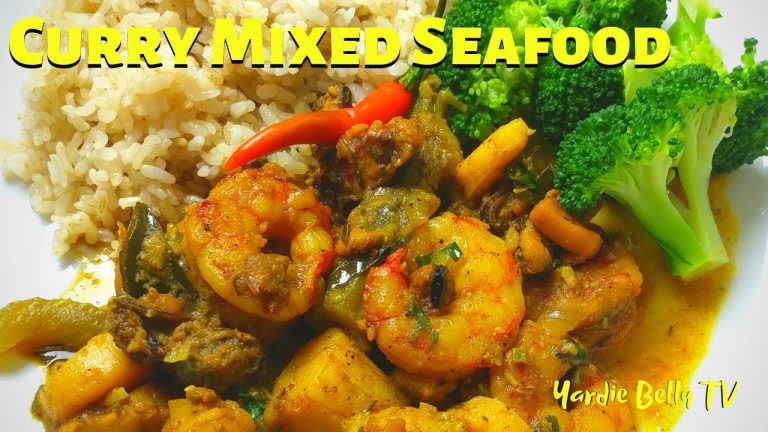 AMAZING JAMAICAN CURRY SEAFOOD MIX | THE BEST RECIPE