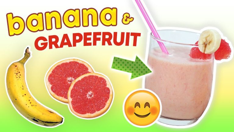 Banana Grapefruit Smoothie (Weight Loss Smoothie Recipe)